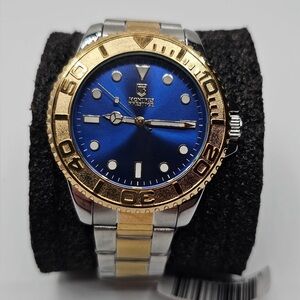 Invicta Montres Prestige Blue and Gold Men's Watch